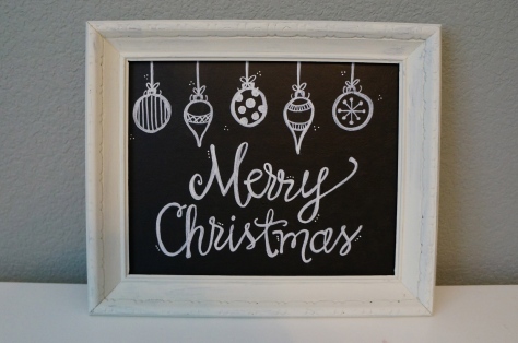 Merry Christmas Chalkboard